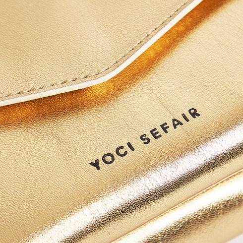 Bolso cuero - Dorado | Slim Bag