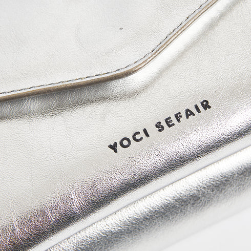 Bolso cuero - Plata | Slim Bag