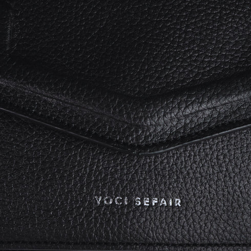 Bolso cuero - NTE - Negro | Flap Bag