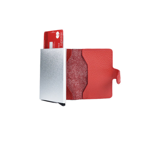 Billetera cuero - Broche Aro | Slim Wallet