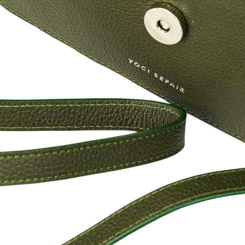 Bolso cuero - NTE - Verde | Flap Bag