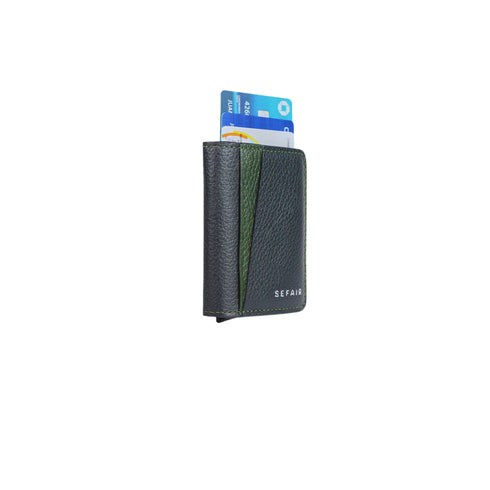 Billetera cuero - Triple - Sefair | Slim Wallet