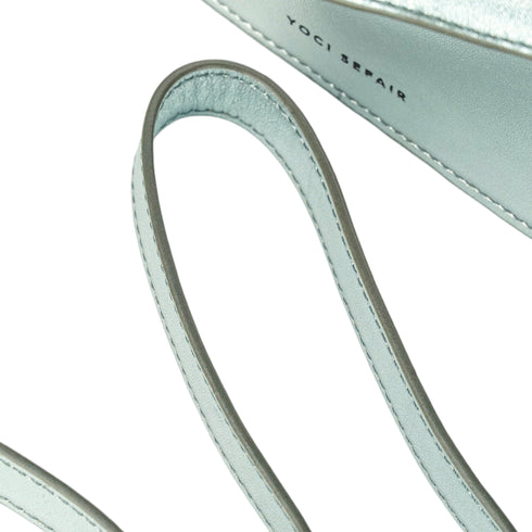 Bolso cuero - NTE - Plata | Flap Bag