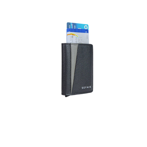 Billetera cuero - Triple - Sefair | Slim Wallet