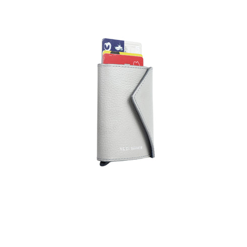 Slim Wallet de cuero - Diagonal Natale | Billetera de cuero