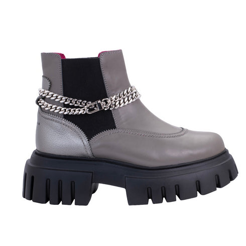 Botas Cuero Gris - Cadena