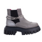 Botas Cuero Gris - Cadena