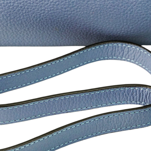 Bolso cuero - Azul | Mini Baúl