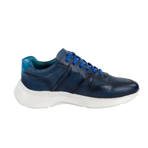 Tenis Cuero - UOMO - Azul | Sneakers
