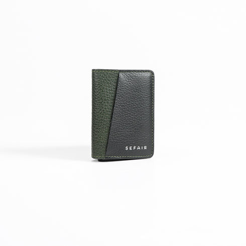 Billetera cuero - Sefair - Verde | Slim Wallet