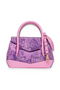 Bolso cuero - VLR - Morado | Hand bag